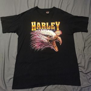VTG 1995 Harley-Davidson screaming eagle single stitch t-shirt XL Abingdon VA